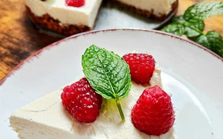 Cheesecake s malinami